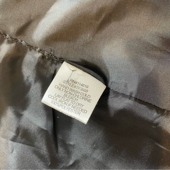 Mushka by Sienna Rose Black and Taupe Ombré Stripe Faux Fur Vest Size Large - Picture 7 of 9